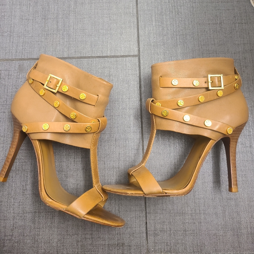 Tory Burch embellished strap ankle cuff t sandal